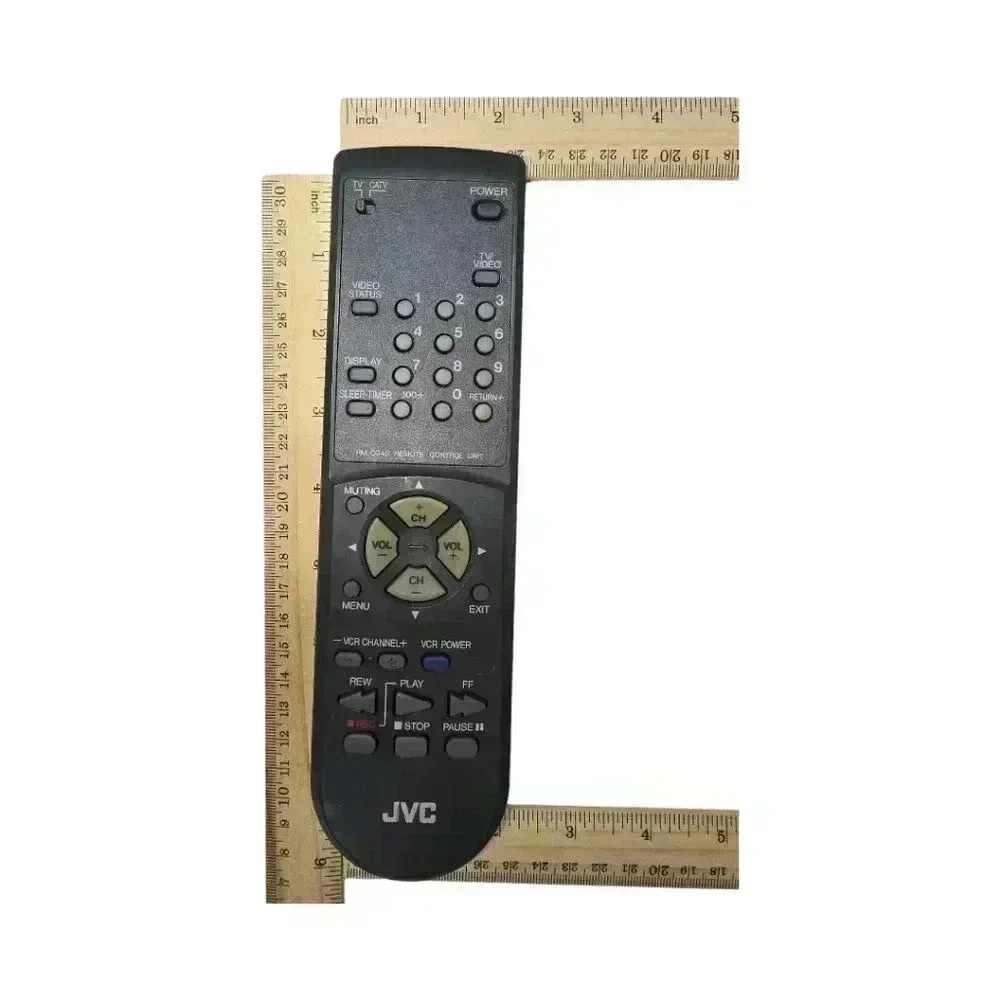 JVC RM-C340 *READ* Remote Control Unit Grey Tested Works - Picture 2 of 11